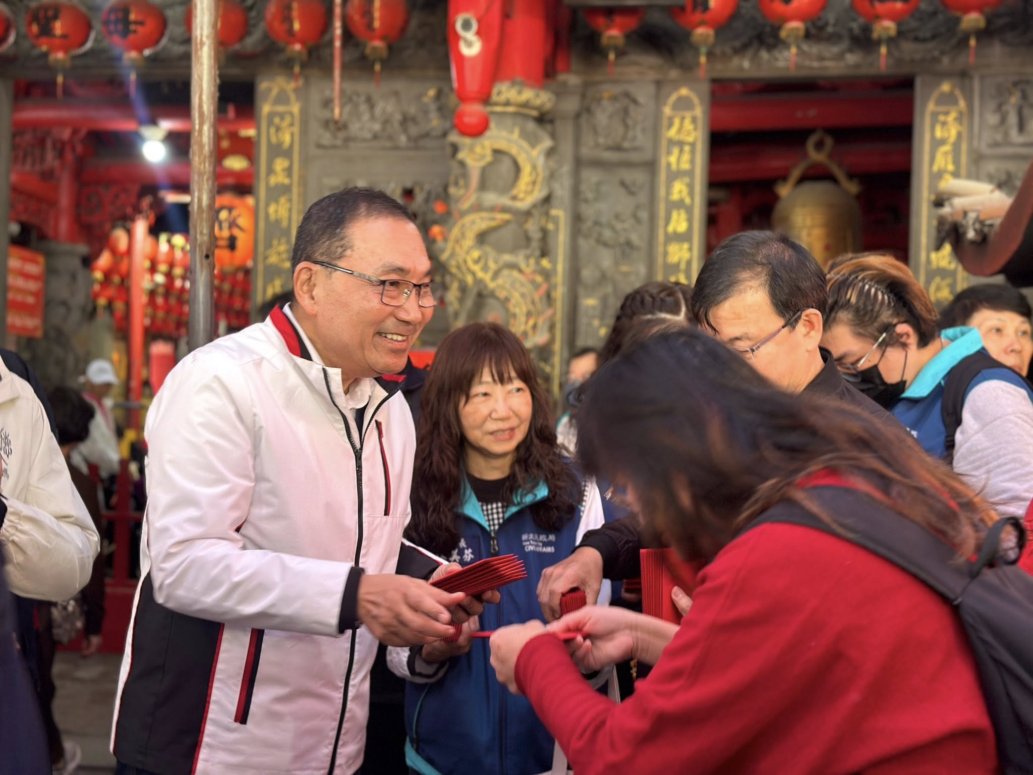 歡迎侯友宜市長蒞臨濟德宮參香拜年