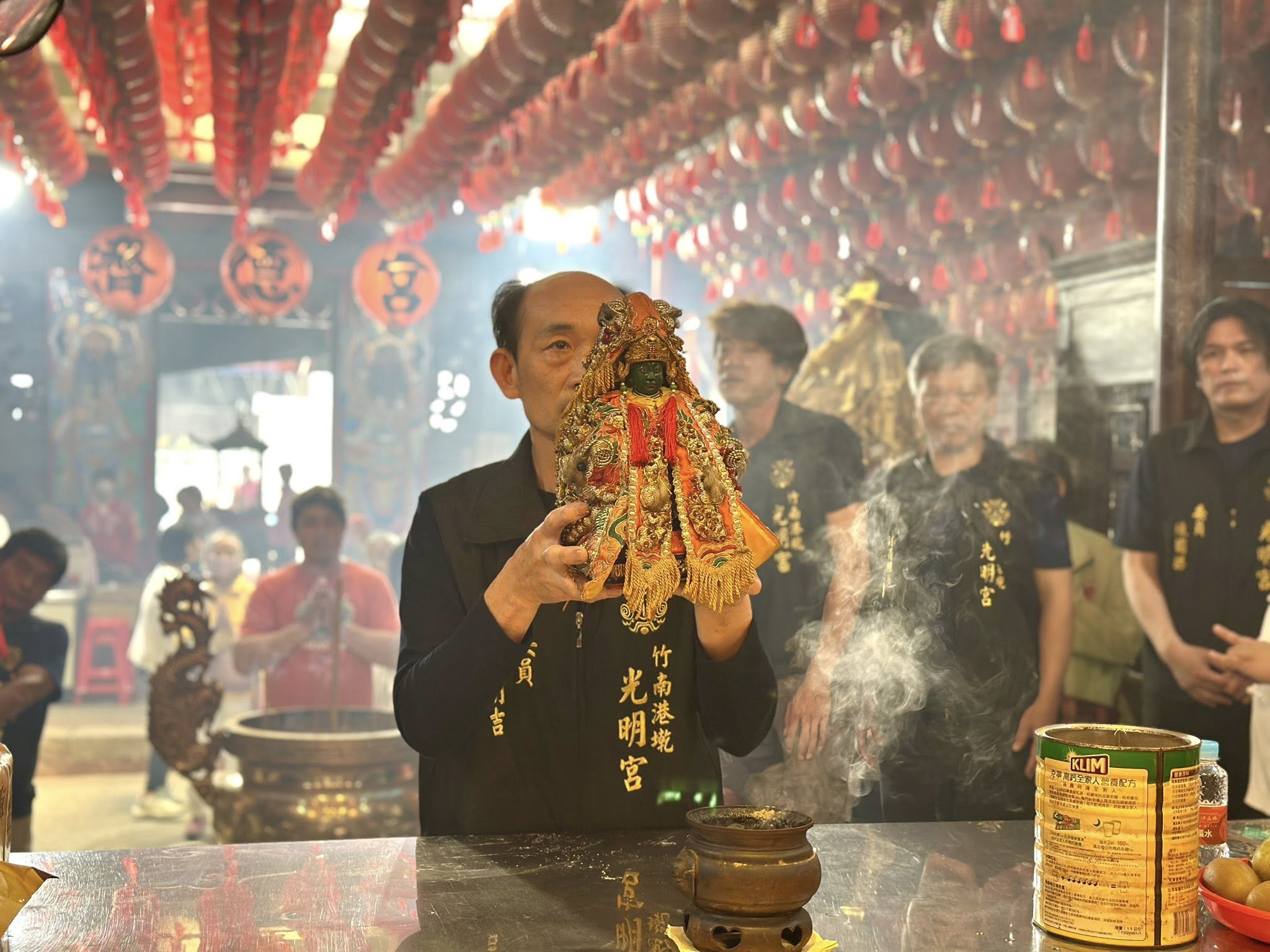 歡迎竹南港墘光明宮蒞臨參香