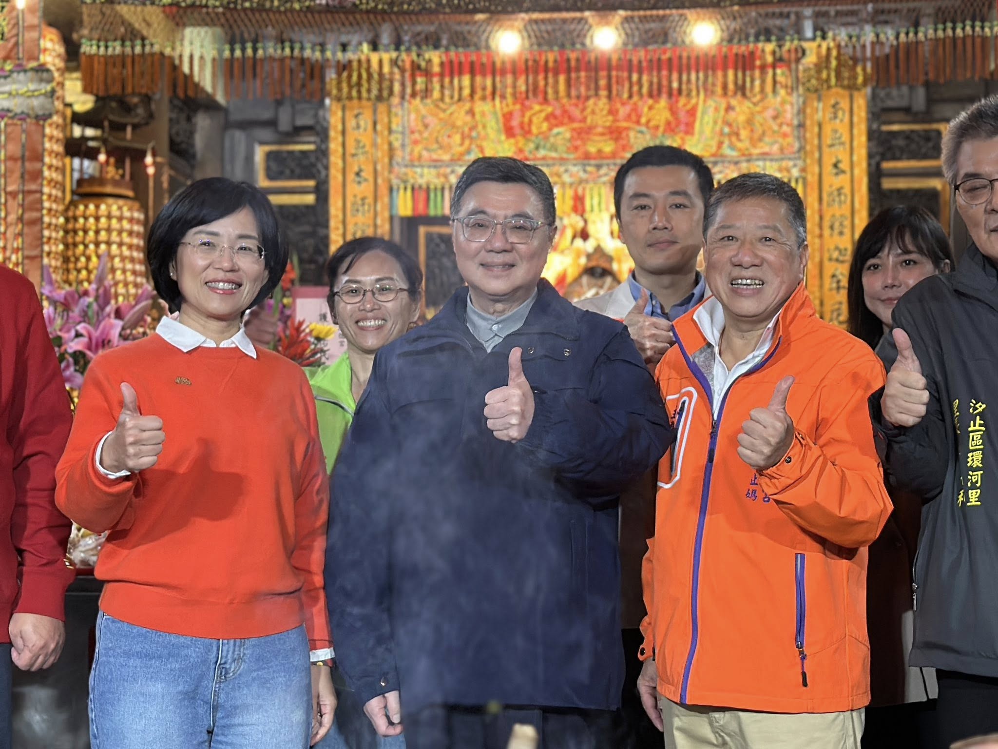 歡迎行政院長卓榮泰蒞臨濟德宮參香拜年